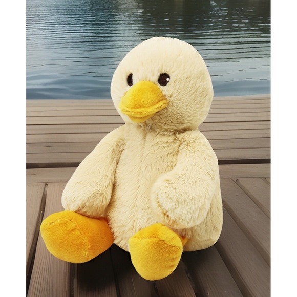 Duck 12"‎ Stuffed Animal Pot Belly Plush Chick Duckling Chubby - Picture 1 of 8